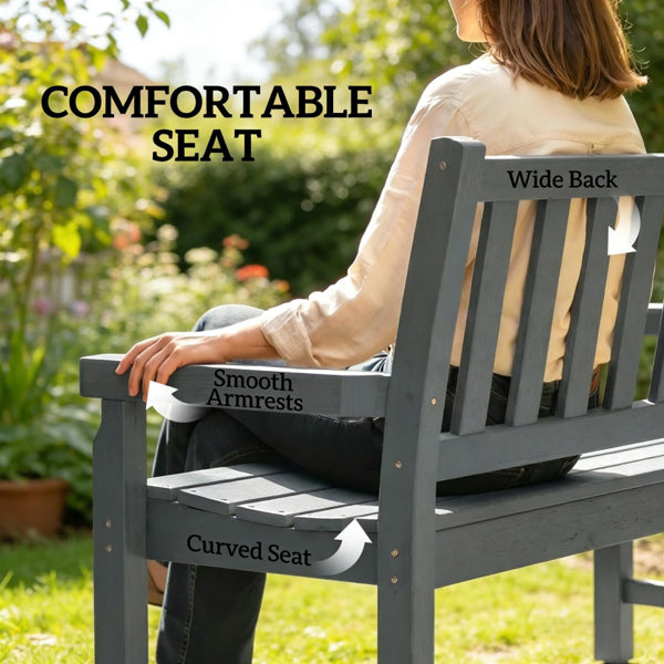 Outdoor Garden Bench, Garden Chair - view 3