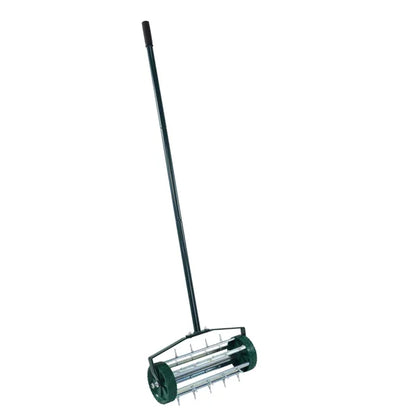 Heavy Duty Rolling Lawn Aerator,Rolling Lawn Aerator, Rotary Push Tine Spike Soil Lawn Aerator Gardening Tool - view 2