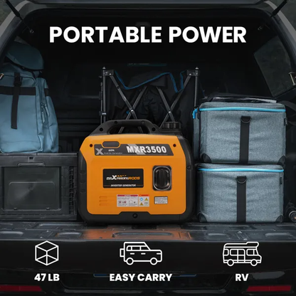 3.5KW Super Quiet Compact Portable Suitcase Inverter Generator Lightweight - view 2