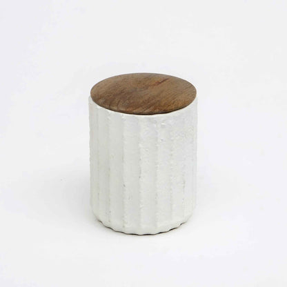 Jar Candle Ecomix Wax Fill With Wooden Lid - Vanilla Lavender, 6oz - view 5