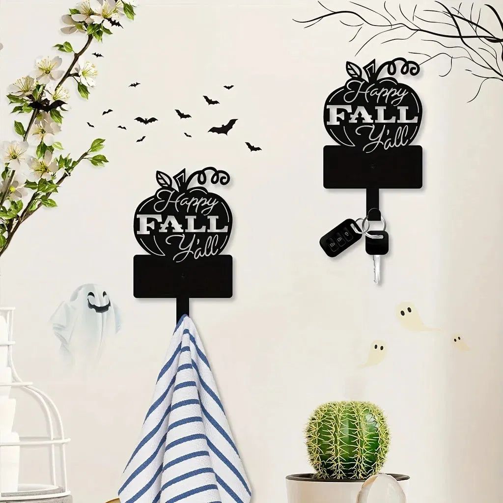 Vintage Farmhouse Wall Letter Hooks Entryway Living Room Porch Home Decor - view 8