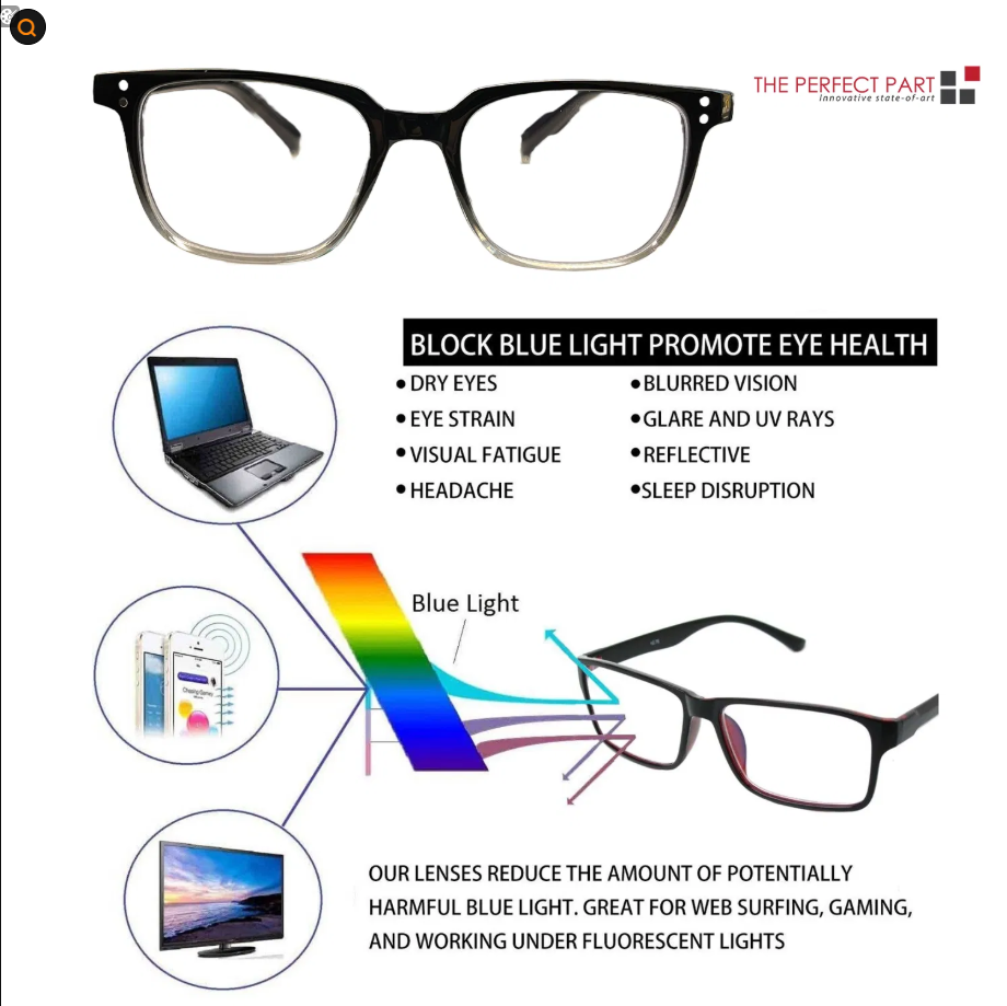 2 PK Unisex Blue Light Blocking Reading Glasses Computer Readers For Men Women - view 4