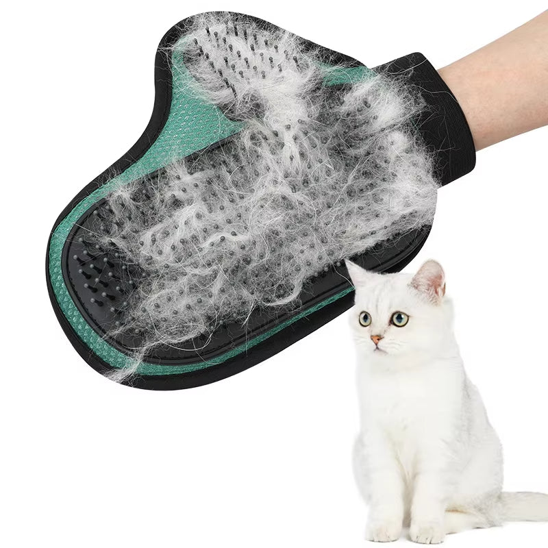 Cat Hair Removal Glove Pet Supplies Bath Massage Jerking Gloves Cat Dog Massage Bathing Cleaning Grooming Supplies