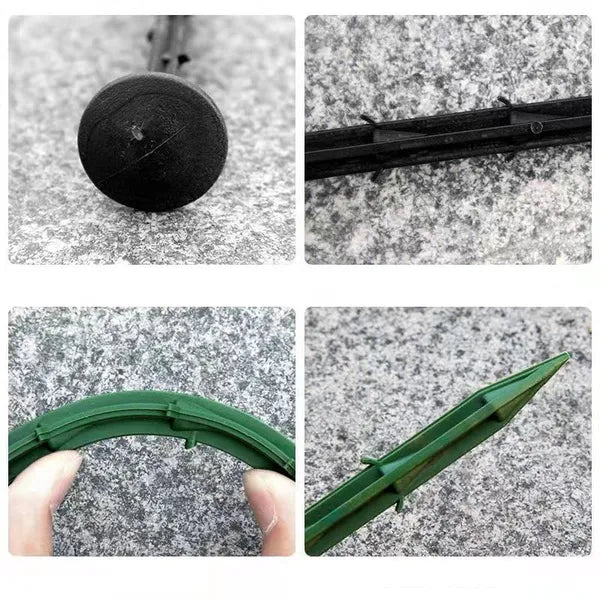 50PC 4.5inch Plastic Lawn Turf Spikes, Groundsheet Fixing Spikes, Outdoor Turf Fixing Spikes, Windproof And Durable - view 5