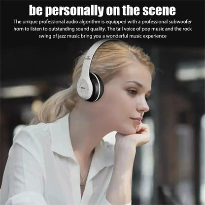 Wireless Bluetooth 5.0 Headphones Headset Over-Ear FM Radio MIC Foldable TF Card - view 6