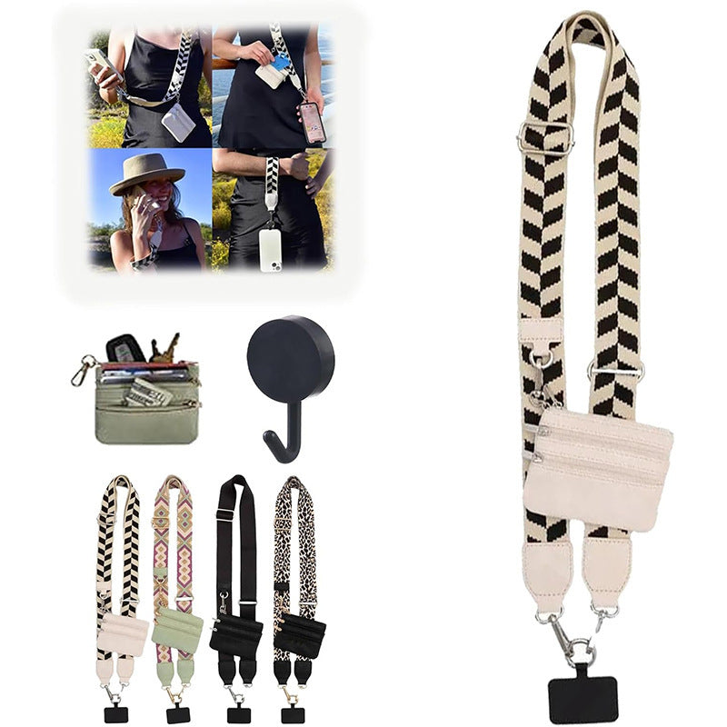 Mobile Phone Storage Lanyard With Zipper Bag - view 9
