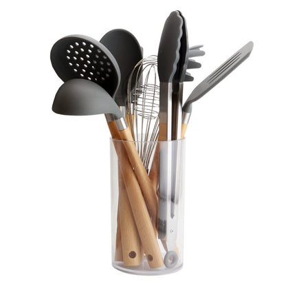 Direct Selling Wooden Handle Silicone Kitchen Utensils And - view 2