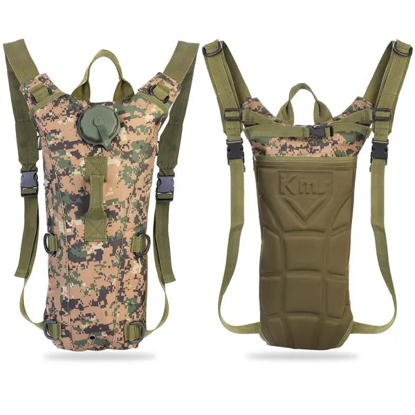 Tactical Hydration Pack 3L Water Bladder Adjustable Water Drink Backpack - view 3