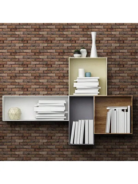 10 Pack 3D Brick Wall Stickers 3D Wall Panels Peel And Stick White Brick Wallpaper PE Foam Self Adhesive Wallpaper - view 2
