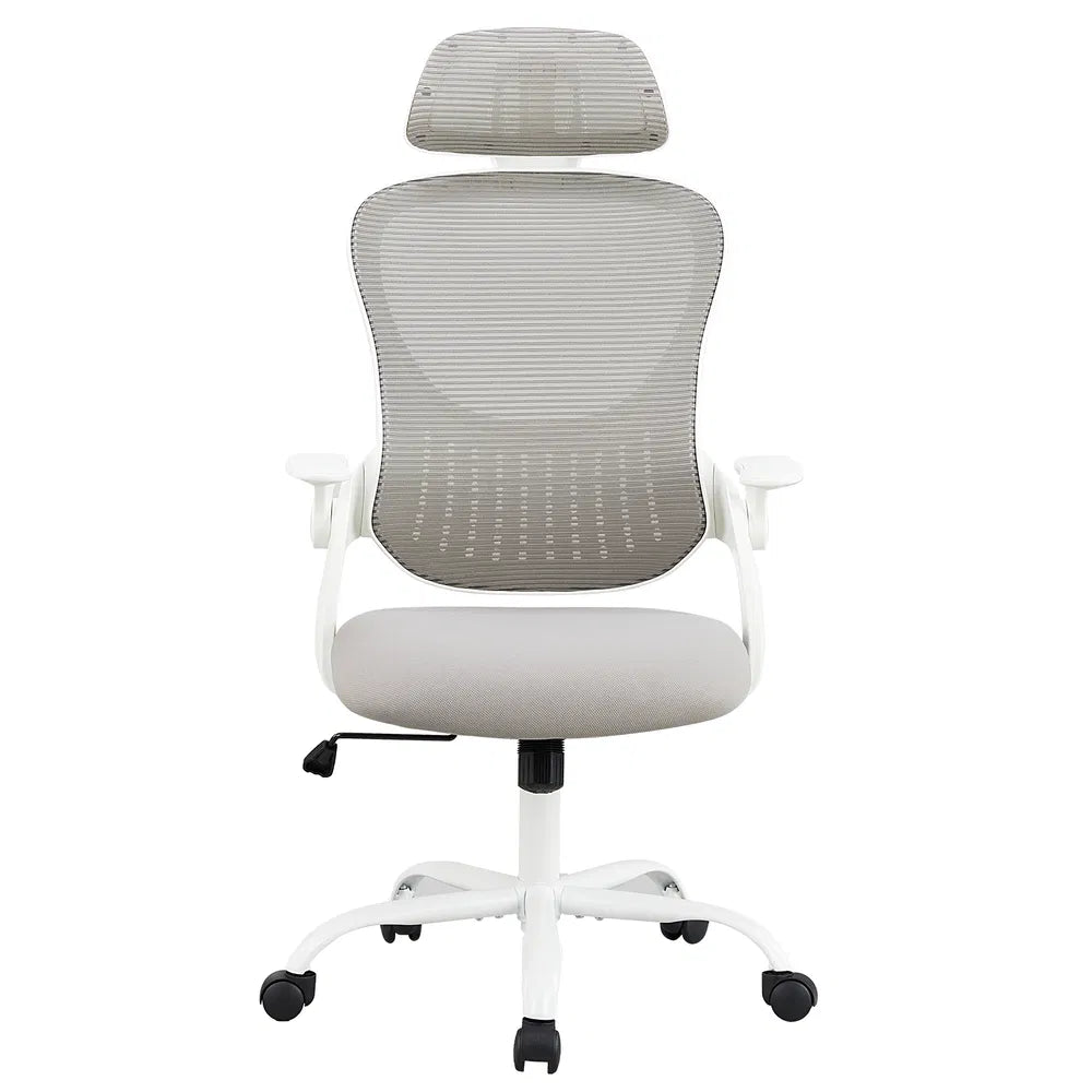 Ergonomic Office Computer Desk Chair, Mesh High Back Rolling Swivel Adjustable Task Chair With Headrest And Flip-up - view 5