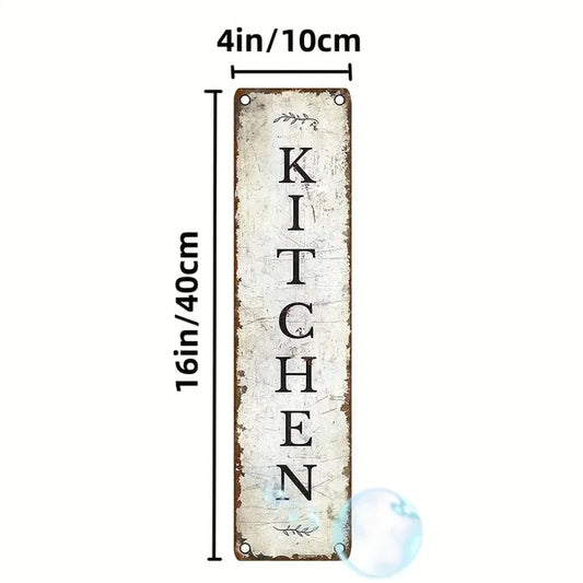 Vintage Wooden Hanging Sign Farmhouse Kitchen Dining Wall Decor Home Wall Art Easy Install Sturdy - view 2