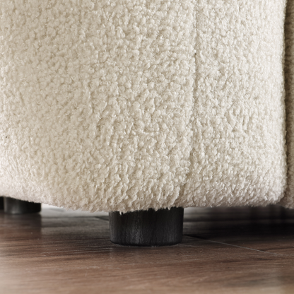 64.96 Length,35.83inch Deepth,human Body Structure For USA People, Marshmallow Sofa,boucle Sofa,2 Seater, BEIGE BOUCLE - view 2