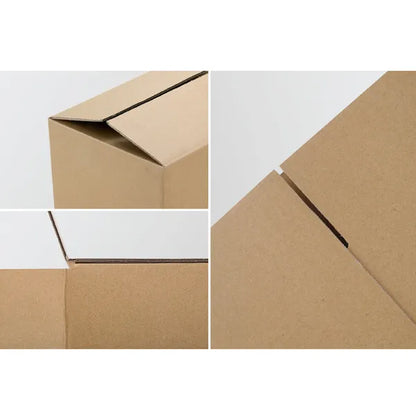 100 Corrugated Paper Boxes 4x4x4' - 10X10X10cm - Yellow - view 5