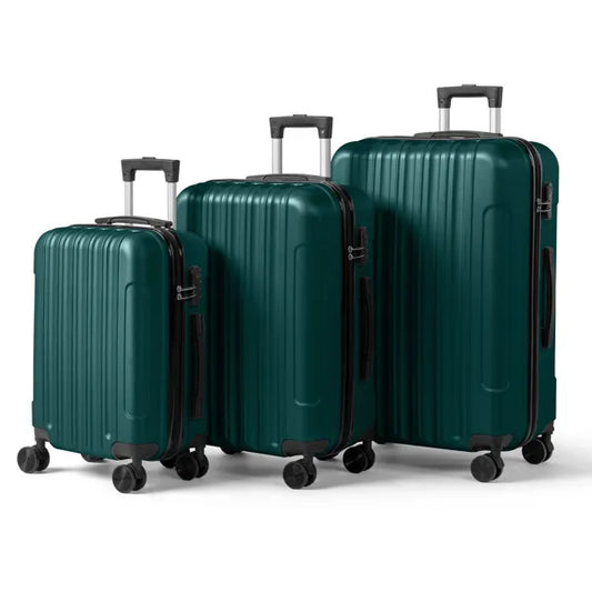 Three-in-one Textured Frosted Case Shell, Non-TSA Customs Lock, 28-inch Detachable Wheels, ABS Trolley Case, 20in, 24in