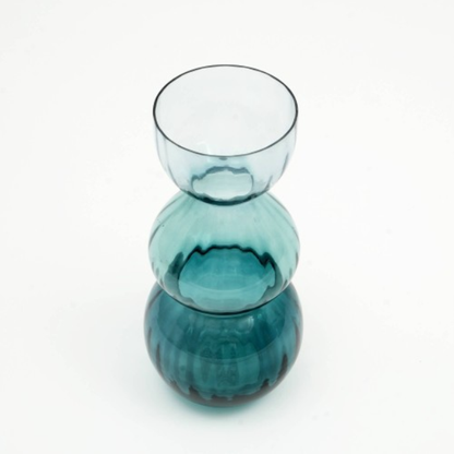 Decorative Opulent Bauble Glass Vase - Elegant Statement Piece - view 2