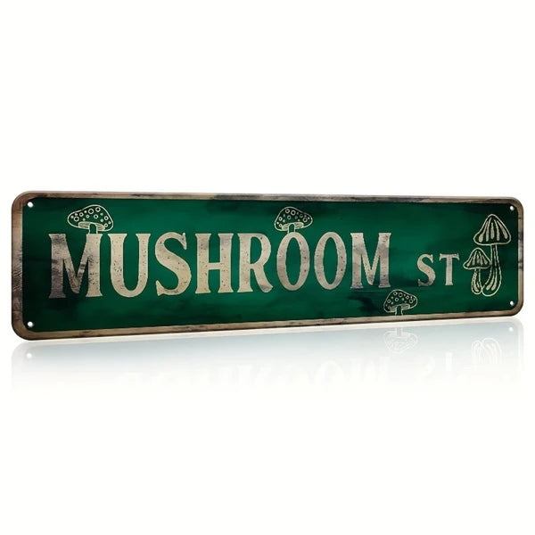 Cute Mushroom Road Signs Plaque Personalized Room Decor - view 5