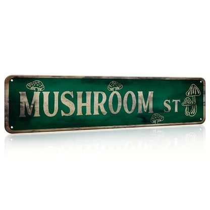 Cute Mushroom Road Signs Plaque Personalized Room Decor - view 5