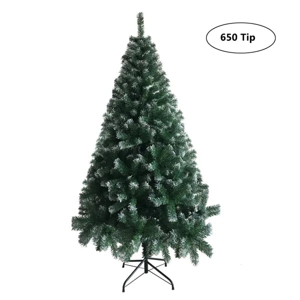 6FT Iron Leg White PVC 812 Branches Christmas Tree - view 2