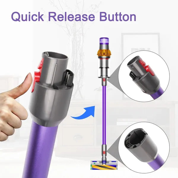 Adjustable Telescopic Tube For Dyson V7, V8, V10, V11, SV10, SV11 Cordless Vacuum Cleaner Models