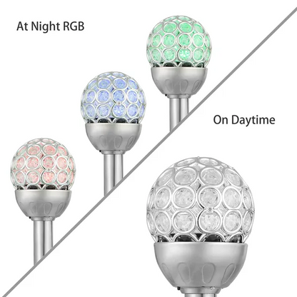 Solarek 3 Pcs Outdoor Solar Lights IP44 Waterproof Ball RGB Light Garden Decor Lamp Landscape Christmas - view 6