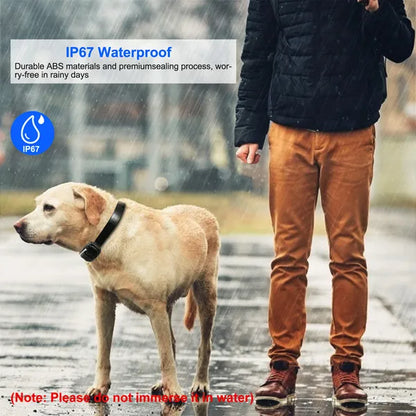 Dog Training Collar Receiver IP67 Waterproof Dog Bark Shock Collar Accessories Adjustable Belt - view 5