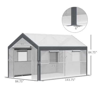 Mini Walk-in Greenhouse - view 3