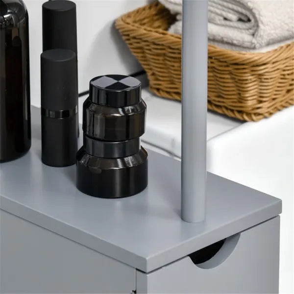 Bathroom Storage Cabinet-Grey - view 5