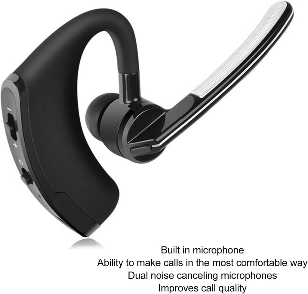 Audífono Bluetooth con cancelación de ruido
