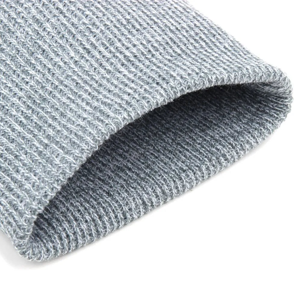 Unisex Fashionable Knitted Beanie, Winter Wool Elastic Hat For Outdoor Cycling, Camping - view 8