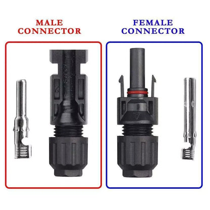 Male Female Solar Cable Connectors For DIY Solar Panel US - view 9