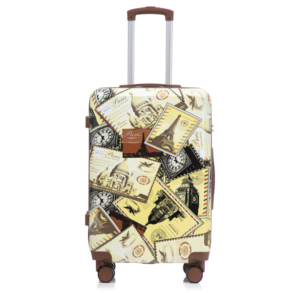 20"/24"/28" 3 Pcs/set In PC Spinner Wheel Luggage, Carry On Suitcase
