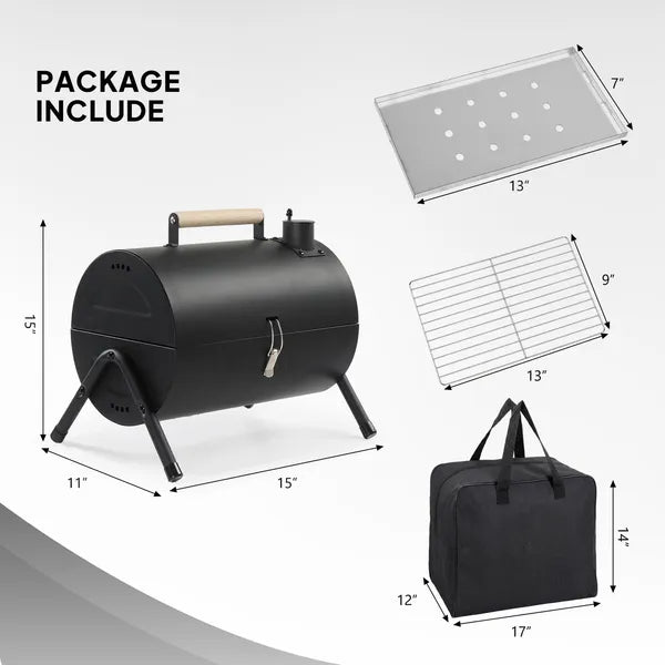 Portable Charcoal Grill Outdoor Stove, Two Side Carbon Griller For BBQ - view 7