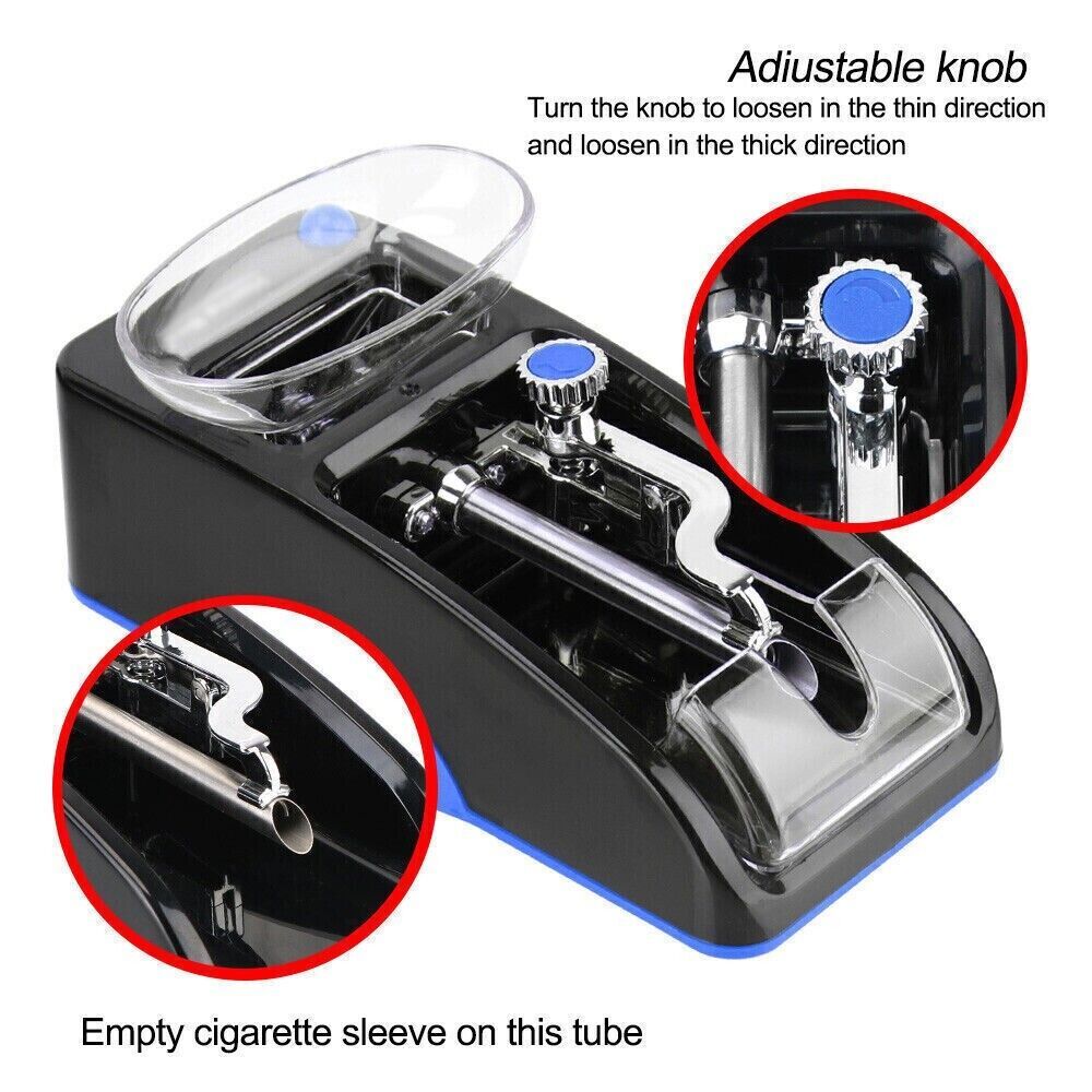 Cigarette Machine Automatic Electric Rolling Roller Tobacco Injector Maker US - view 5