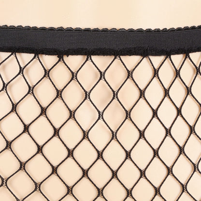 1Pc Women Fishnet Tights Sexy High Waist Fishnet Pantyhose Stretchy Mesh Hollow Out Tights Stockings With Medium Large - view 9