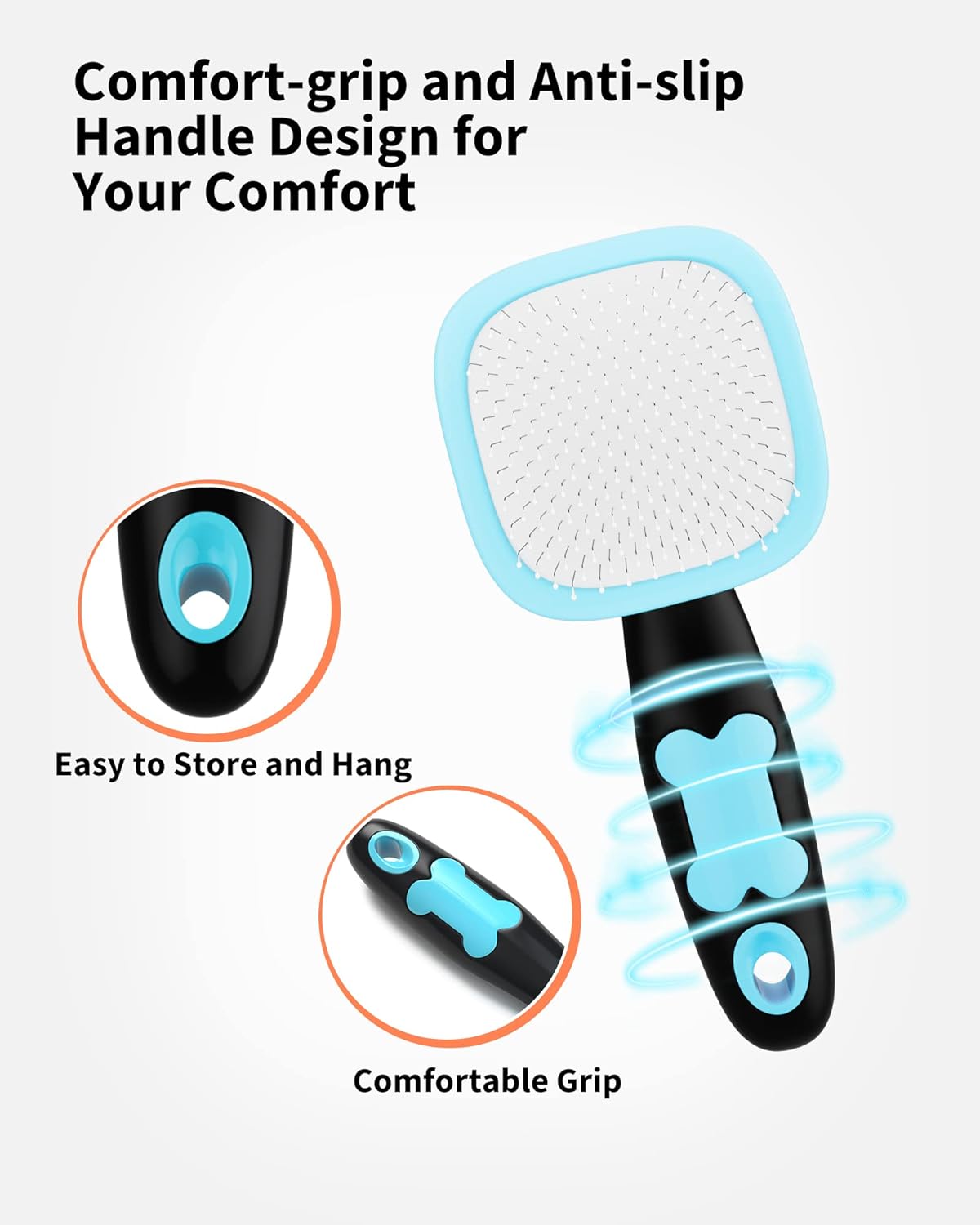 Dog Brush Cat Brush Pet Grooming Brush- Shedding Grooming Tools - view 8