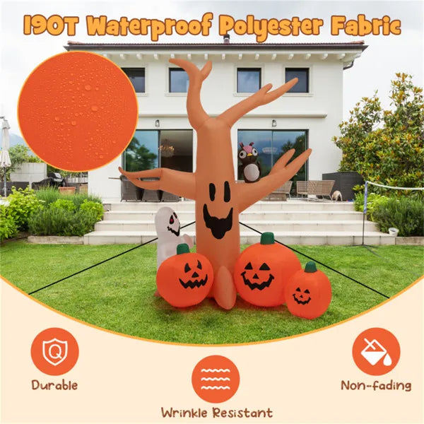 8-foot Halloween Inflatable Pumpkin - view 6