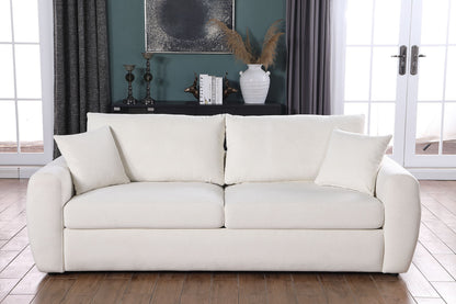 Modern Minimalist Comfortable Compressed BEIGE Sofa - view 7