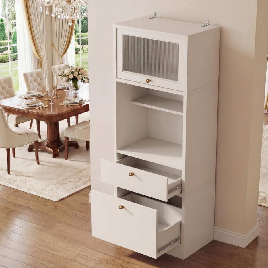 Tall Pantry Cabinet 71 Inch Freestanding Storage Cabinet With Doors And Shelves, Adjustable Shelves - view 2