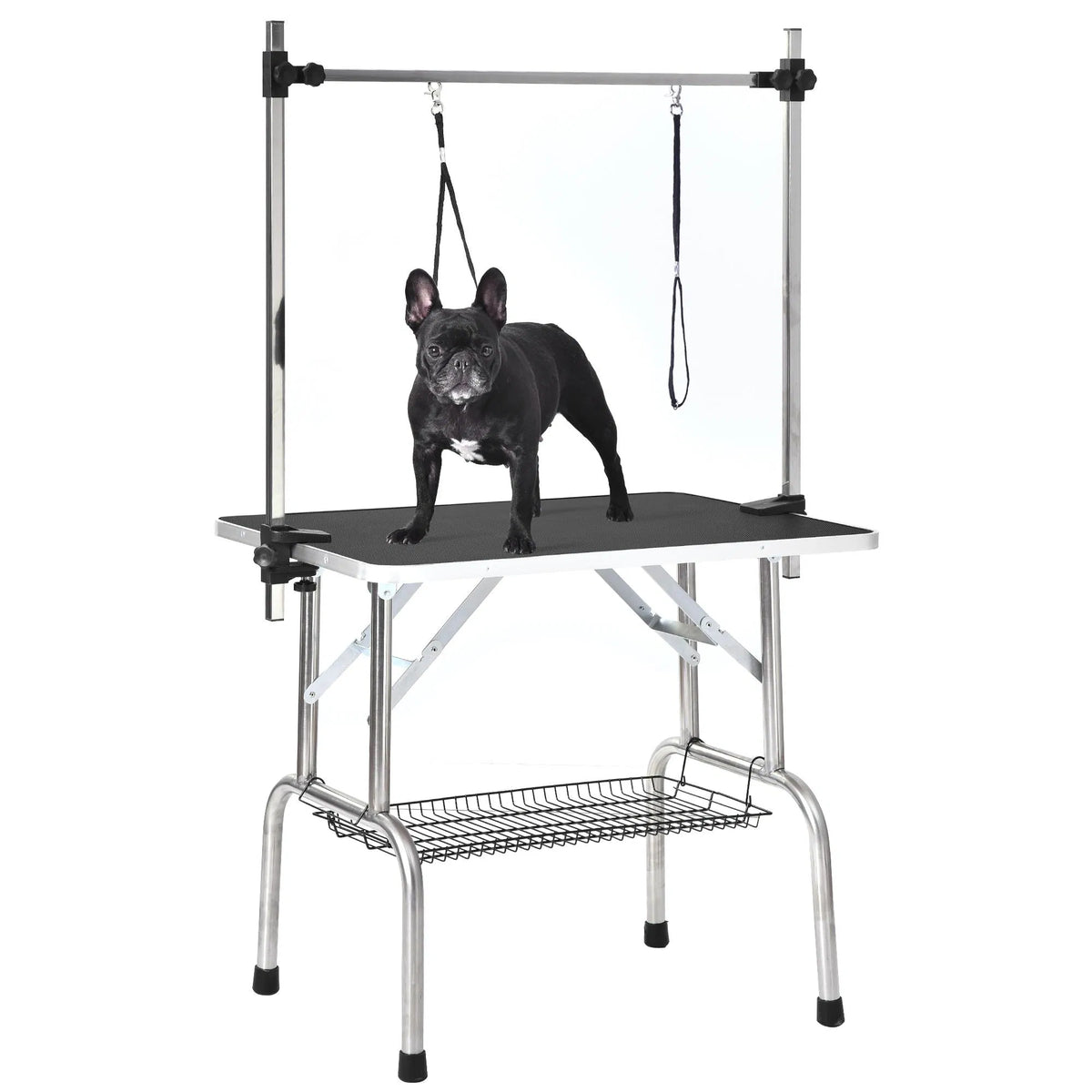 36" Professional Dog Pet Grooming Table Adjustable Heavy Duty Portable w/Arm & Noose & Mesh Tray - view 7