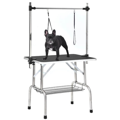 36" Professional Dog Pet Grooming Table Adjustable Heavy Duty Portable w/Arm & Noose & Mesh Tray - view 7