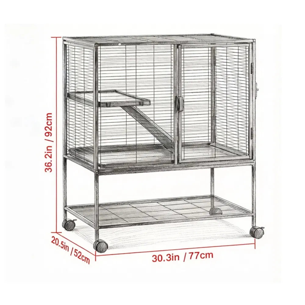 Animal Cage with Non-Slip and Easy to Clean for Outdoor - view 4