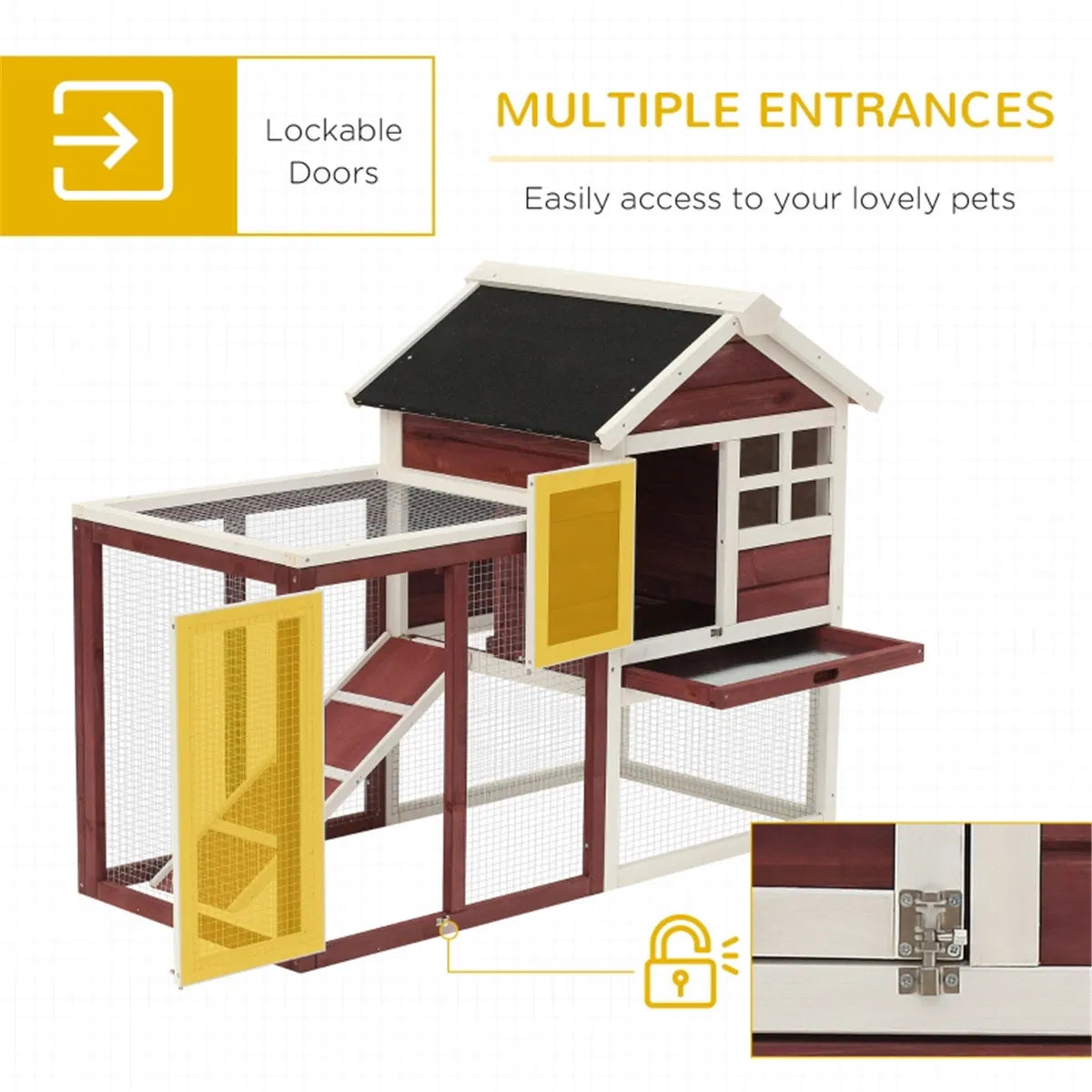 Small Animal Cage / Rabbit Hutch - view 6