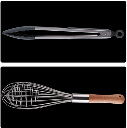 Direct Selling Wooden Handle Silicone Kitchen Utensils And - view 4