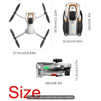 Smart Flight Aerial Photography X2 Drone | Dual Cameras, Brushless Motors, Stable Optical Flow Hovering - view 5
