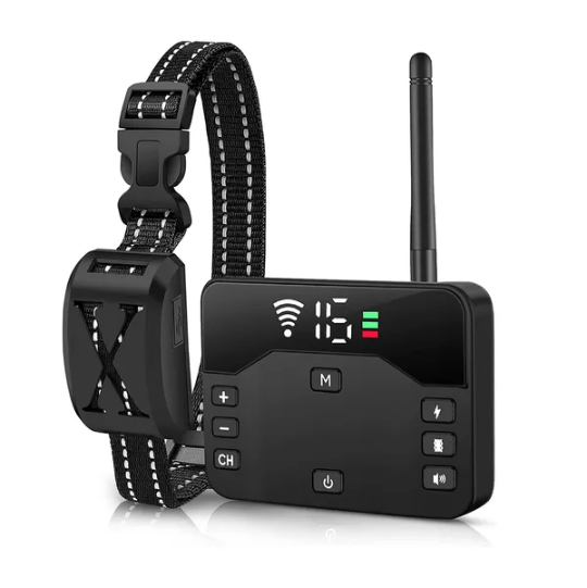 2 In 1 Wireless Electric Dog Fence Waterproof Pet Shock Boundary Containment System Electric Training Collar For Small - view 2