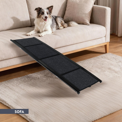 Dog Ramp For Car 65inchX17.2inch Large Folding Pet Stair Ramps For Truck, SUV, With Non-Slip Surface, Up To 250LBS - view 4