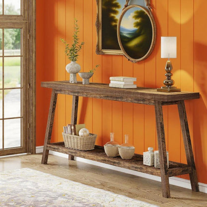 Long Console Table Living Room Table - view 4