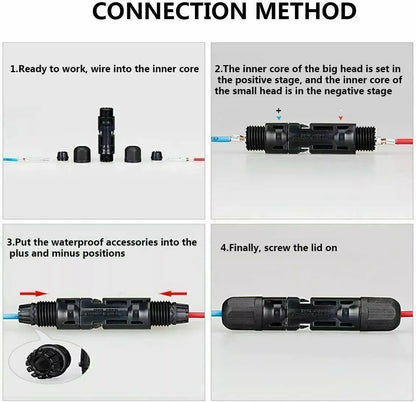 Male Female Solar Cable Connectors For DIY Solar Panel US - view 10