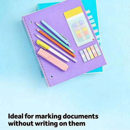Pastel Sticky Flags 100ct - Adhesive Page Markers For Books & Documents - view 6