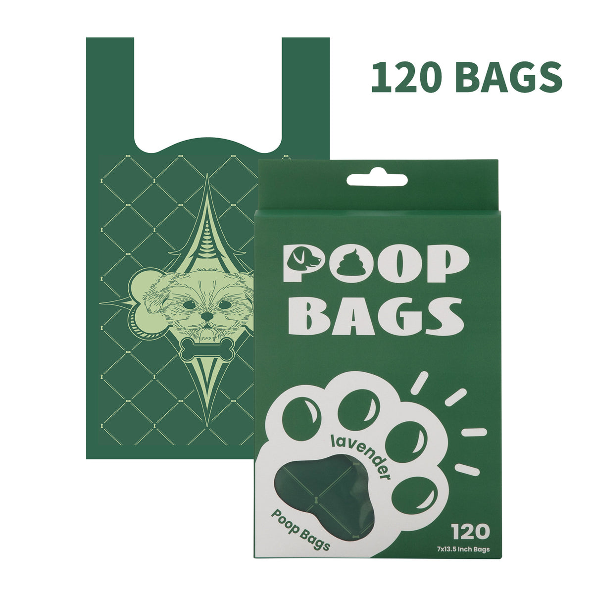 Handle Dog Waste Bag EPI Vest Poop Picking Bags Degradable Cat Litter Bag - view 5